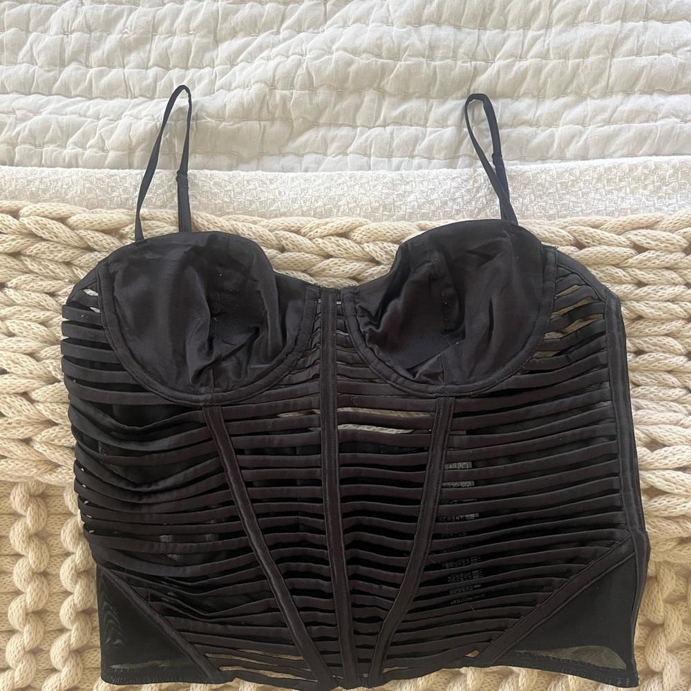Zara, back corset top